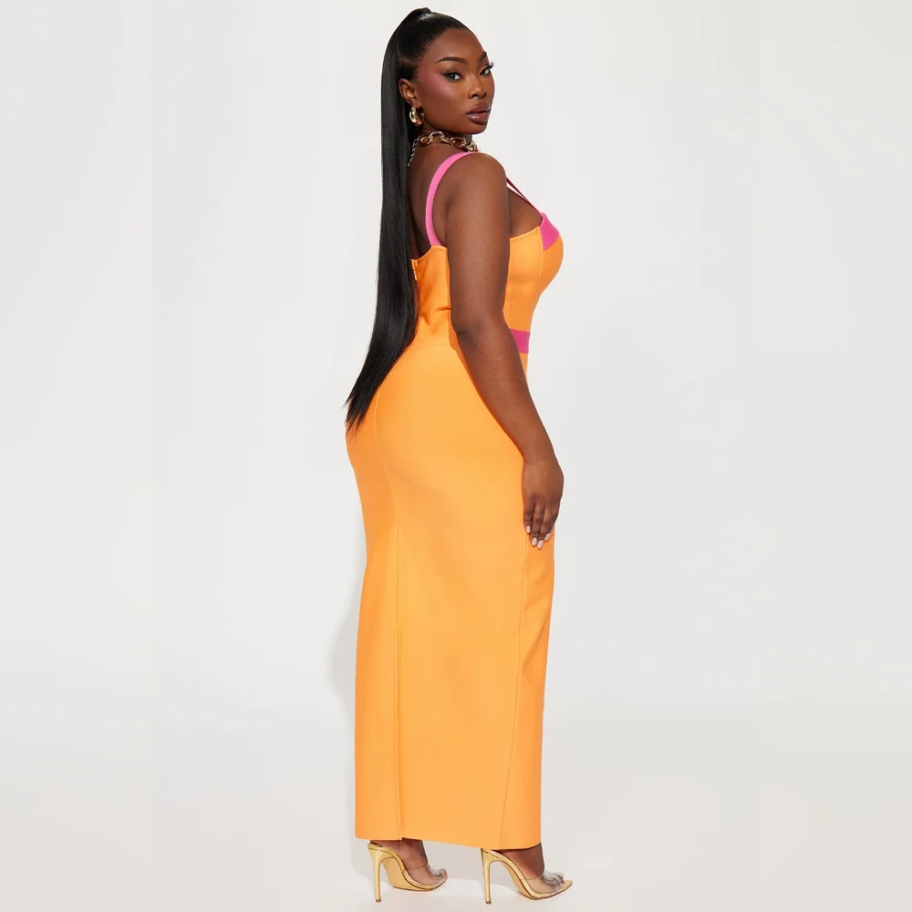 Fashion nova color block dress - Picture 5 of 8